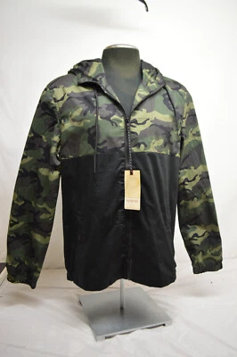 Nueva Chaqueta Nomad Cremallera Completa Verde Camuflada y Negra Para Hombre Talla MED Foto 1 de 4