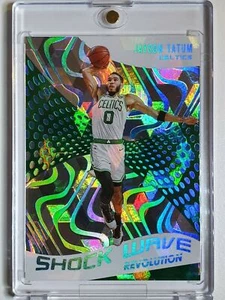 2020 Panini Revolution Jayson Tatum #3 CUBIC /50 Shockwave - Ready to Grade - Picture 1 of 3