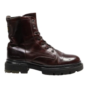 G-STAR RAW Lace-Up Boots Brown Leather Womens UK 5 - Picture 1 of 6