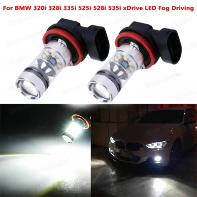 Luz antiniebla LED bombillas blancas para BMW 320i 328i 335i 525i 528i 535i xDrive Foto 1 de 4