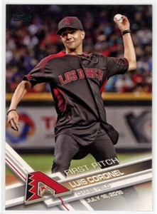 2017 Topps Baseball Series 1 Luis Coronel First Pitch #FP-13