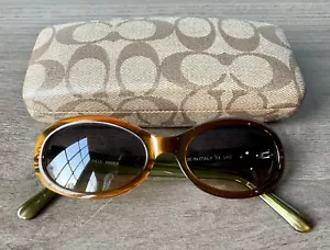 Coach Sonnenbrille S413 Amber mit Etui - Bild 1 von 5
