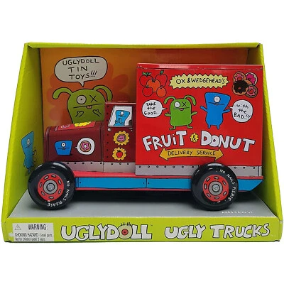 Uglydoll Ugly Doll Trucks Tin Toys Money Box Piggy Bank Metal Car Fruit Donut - Image 1 of 4
