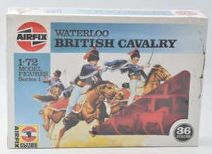 Airfix 1/72 Napoleonic Wars Waterloo British Cavalry Model Figures. kit 36 pcs - Picture 1 of 2