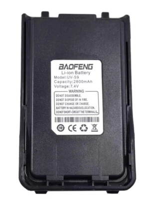Batería Original 7.4 V 2800mAh Para Walkie Talkie Baofeng UV-10R UV-S9 PLUS