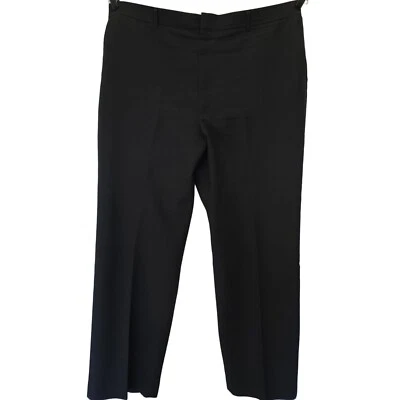 Pantalones de vestir Reed St. James negros para hombre 44x32 poliéster hechos en EE. UU. Foto 1 de 4