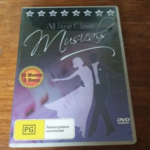 All Time Classics Musicals 10 Movies 3 DVD R4 Like New! FREE POST - Picture 1 of 5