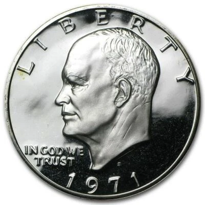 ROLL (20) 1971 S Proof IKE EISENHOWER DOLLAR 40% Silver CHOICE BU Condition - Image 1 of 2