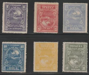 Honduras 1911 Sc # 131-38 (6 val.) Scena Honduras MNH OG - Foto 1 di 1