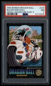 Dragon Ball Japanese Visual Adventure 5 210 Son Goku Bulma 1992 PSA 7 91713276 - Picture 1 of 2