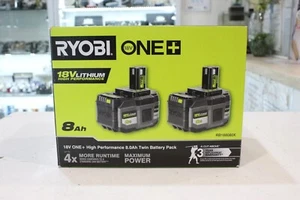 Ryobi 18V ONE+ High Performance 8.0Ah Battery RB188080X - Twin Pack - Picture 1 of 7
