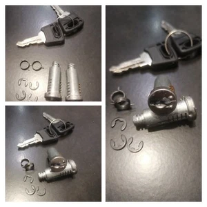 Jeu De 2 Barrillets Serrures De Porte 504 Peugeot Coupé Et Cabriolet - Imagen 1 de 2
