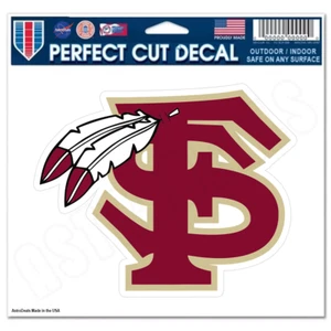 Calcomanía adhesiva de vinilo universitario con logotipo de Florida State Seminoles NCAA *Tamaño: 3"-12"* - Imagen 1 de 1