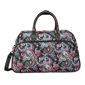 World Traveler 21" Carry-On Shoulder Tote Duffel Bag - Paisley - Picture 1 of 1