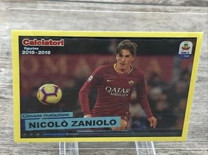 2018-19 Panini Calciatori Campionato Nicolo Zaniolo AS Roma Rookie Sticker C10 - Bild 1 von 2