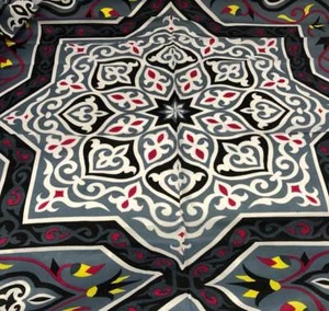 Gray Cloth Fabric Material Table cloth قماش شوادر غطاء طاولة الخيامية - Picture 1 of 6