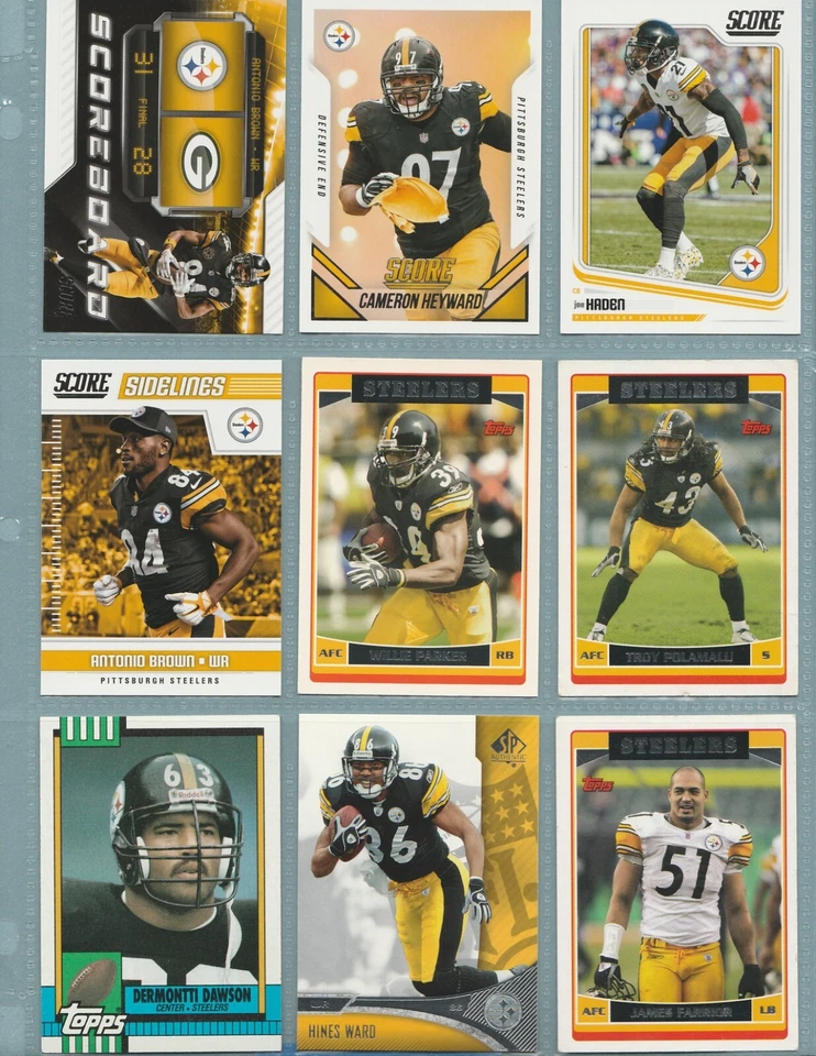 2018 Score Sidelines Antonio Brown #8 B51 - Image 1 of 1