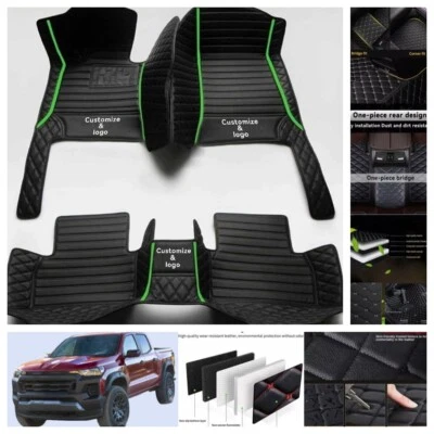 Alfombrillas de cuero impermeables para todo tipo de clima automáticas para Chevrolet Fit All Car Foto 1 de 4
