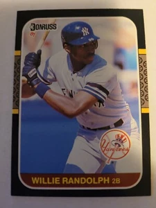1987 DONRUSS WILLIE RANDOLPH #154 NM  - Picture 1 of 1