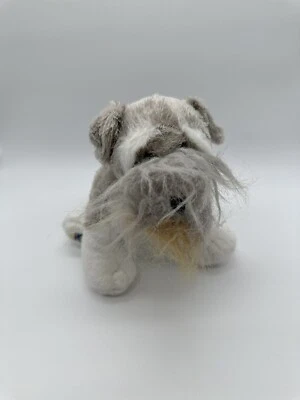 Ganz SCHNAUZER Webkinz Dog 9” Grey Plush Stuffed Realistic Animal NO CODE - Image 1 of 4