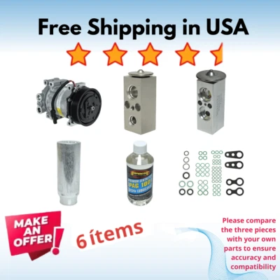 Compressor & Valve A/C Fit Dodge Durango 2002-2003 - Image 1 of 4