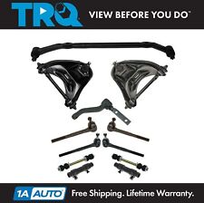 TRQ 14pc Steering Suspension Kit Control Arms Ball Joints Tie Rods Idler Arm