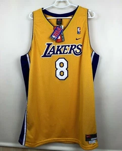 VINTAGE 1990s LOS ANGELES LAKERS JERSEY SHIRT NIKE BASKETBALL NBA #8 KOBE BRYANT - Bild 1 von 10