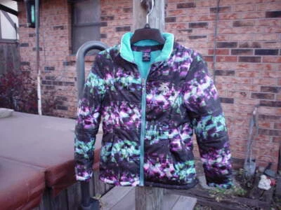 Chaqueta de invierno ZeroXposur para niñas talla: L (14) chaqueta de esquí turquesa púrpura negra Foto 1 de 4