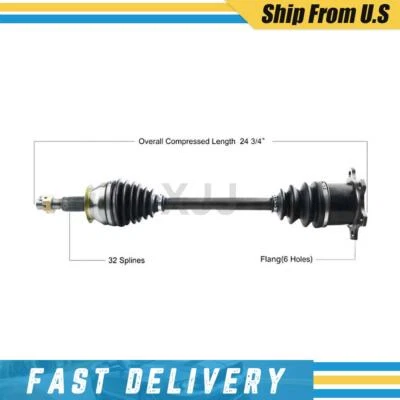 Conjunto de eje articulado eje CV lado conductor trasero izquierdo para Nissan GT-R 2009-2017 Foto 1 de 2