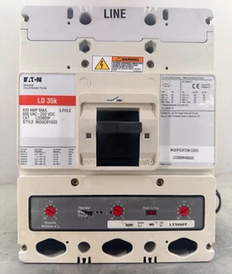 EATON LD3600F INTERRUTTORE 3P LT3500T 500 A TMA TRIP ld3500 - Foto 1 di 11