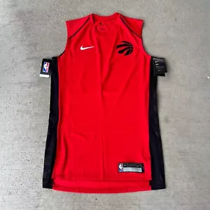 Nike NBA Toronto Raptors Sleeveless Red Practice Shirt NWT Size M TALL Men j1 - Picture 1 of 8