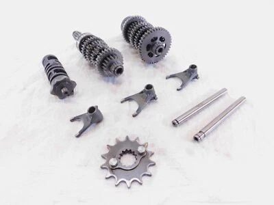 Transmisión eliminadora Kawasaki Ninja 250R EX250 y EL250 con horquillas de tambor de palanca de cambios Foto 1 de 4