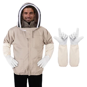 Bee Suit Jacket- Beekeeping Jacket for Men Women- Polycotton Bee Jacket - Picture 1 of 12