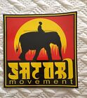 SAFARI MOVEMENT Elephant Large Vintage Sticker