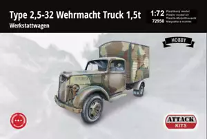 Attack Kits 72950 1:72 Opel Blitz (Type 2,5-32) Wehrmacht Werkstattwagen - Picture 1 of 2
