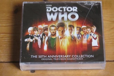 NEW/SEALED 4 CD DOCTOR WHO 50th anniversary TV soundtrack box set - cracked case - Image 1 of 3