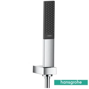 Hansgrohe Rainfinity 100 1 Jet Chrome Hand Shower Head & 1600mm Hose - Picture 1 of 7