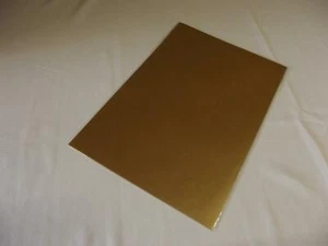 Cardmaking / Crafting Pack of 10 sheets Gold Backing Paper - Picture 1 of 1