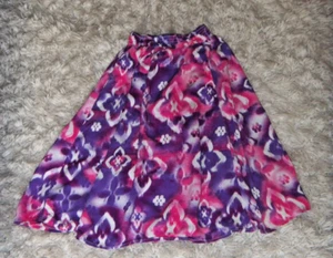 Justice Tie Dye Elastic Waist Long 100% Rayon Skirt Girl's Size 5 - Picture 1 of 5