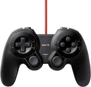 ELECOM Game Pad DUX USB 24 button Black JC-DUX60BK for MMO - Picture 1 of 6