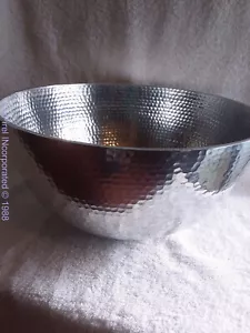 Towle Hammersmith 12 inch Hammered Deep Serving Bowl - Picture 1 of 8