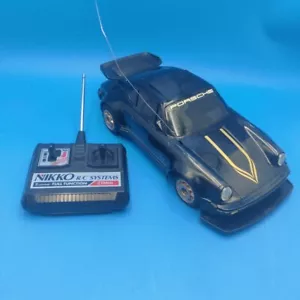 1:16 Nikko Porsche 911 Turbo 1985 RARO con telecomando LEGGERE DESCRIZIONE - Foto 1 di 13