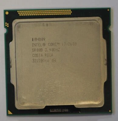 Intel Core i7-2600 3.4GHz 5GT/s LGA 1155 Desktop CPU - SR00B - Image 1 of 2