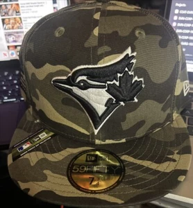 Toronto Blue Jays New Era 2021 MLB Armed Forces Day 59FIFTY Fitted Hat Cap 7 3/4 - Bild 1 von 3