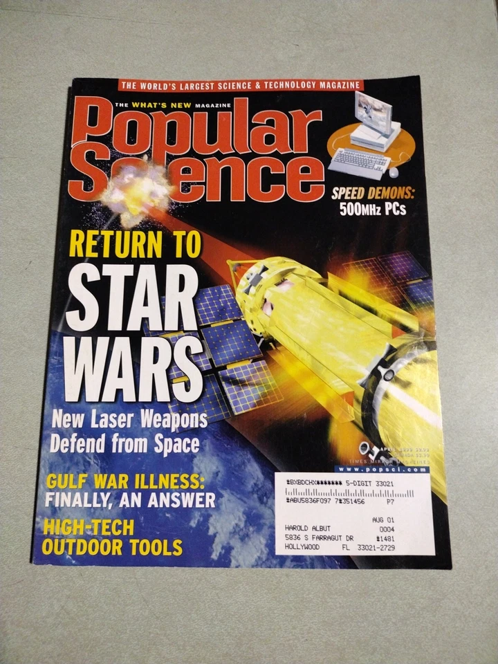 Popular Science Magazine April 1999 Return to Star Wars - Image 1 of 1