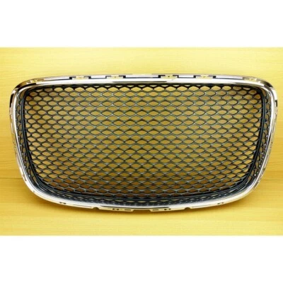Black + Chrome SRT Front Grille Grill Insert For Chrysler 300 300C 300S 2018 - Image 1 of 4