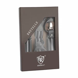 BRETELLE DA UOMO ELEGANTI 3,5 CM CLIP LARGHE LUNGHEZZA REGOLABILE 6710099 - Foto 1 di 3