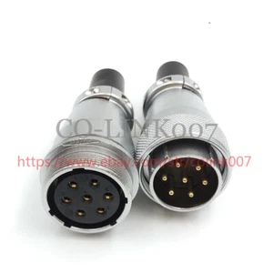 Conector de alimentación WEIPU WS28 7 pines, conector de soldadura de cable a cable de alto voltaje de 25 A - Imagen 1 de 8