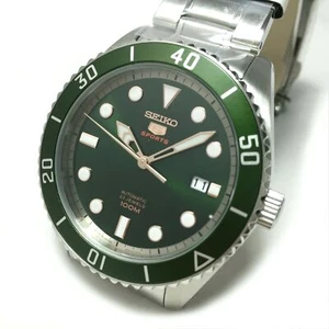 SEIKO 5 Sports SRPB93 SRPB93J1 Made in japan Green Dial Original Box SRPB93K1 - Picture 1 of 6