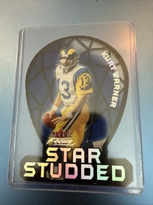 2000 Fleer Focus #25 SS Kurt Warner stella borchiata come nuova - Foto 1 di 4